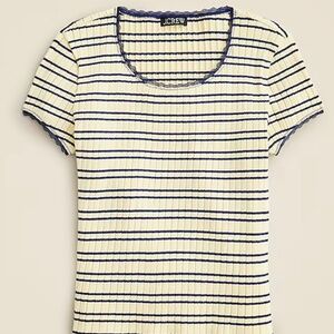 NWT Jcrew Pointelle T-shirt
